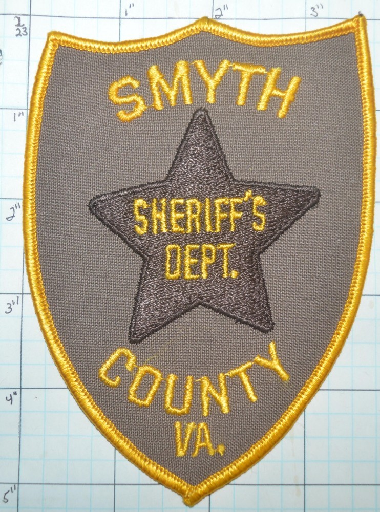 VIRGINIA, SMYTH COUNTY SHERIFF'S DEPT VINTAGE PATCH