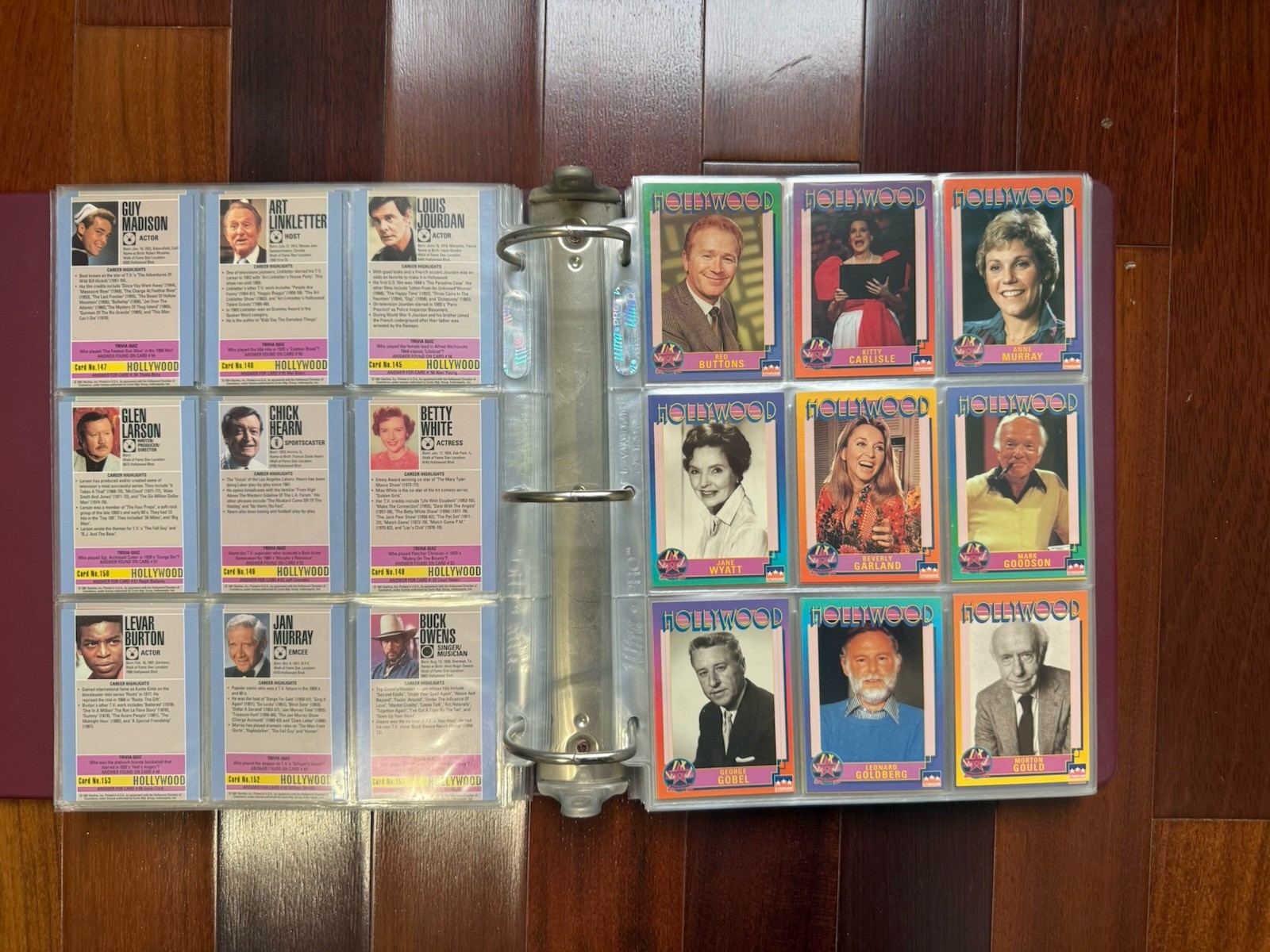 1991 Hollywood Starline 200+ Cards & Binder