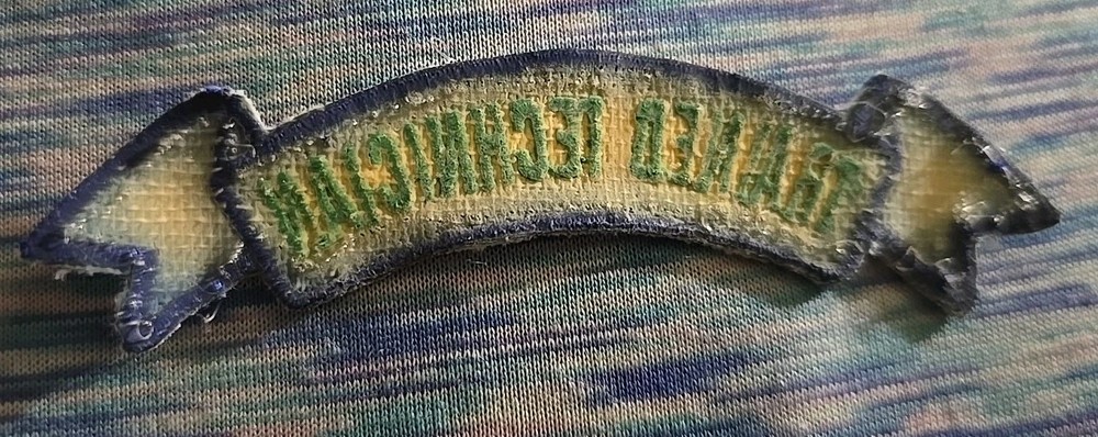 Vintage Trained Technician Rocker Patch (A2)
