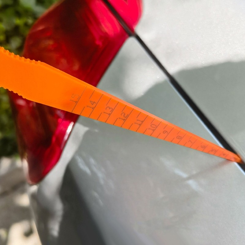 Car Panel Gaps Alignment Tool Plastic Measuring Ruler Feeler Gauge Plastic Ruler