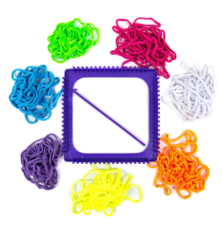 Made By Me Easy Step Weaving Loomn Kit , Hook, Loops & Instructions