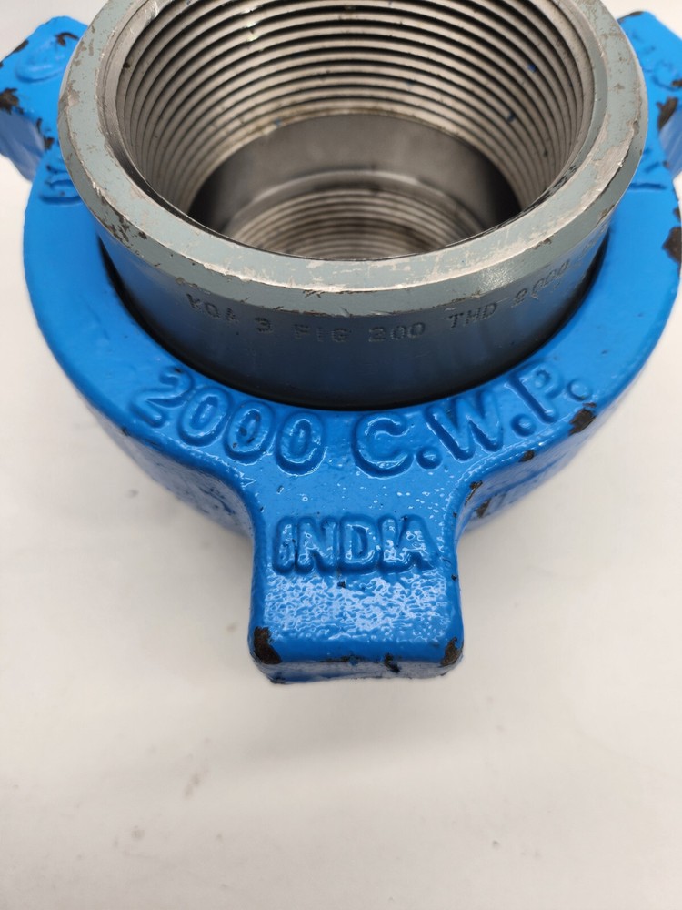 Hammer Union 3" Fig 200 Threaded Standard Service