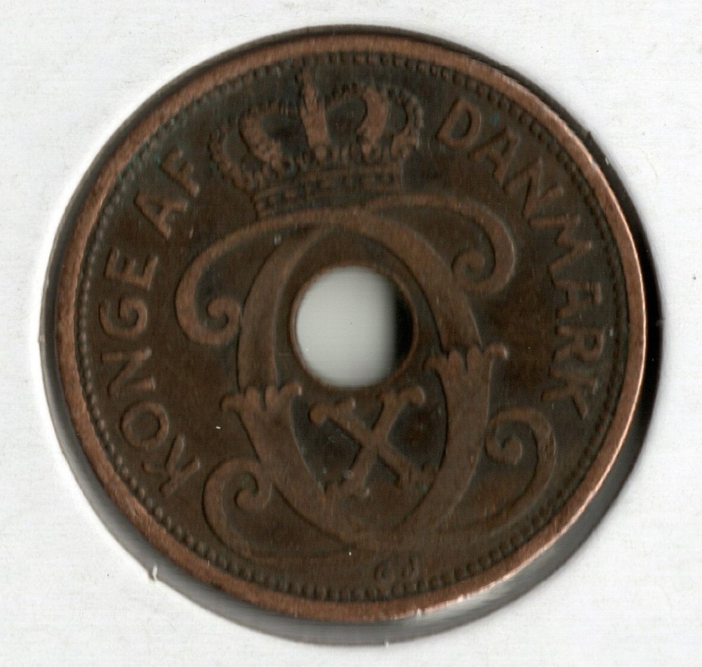 Coin Denmark 2 Øre 1927 KM827.1