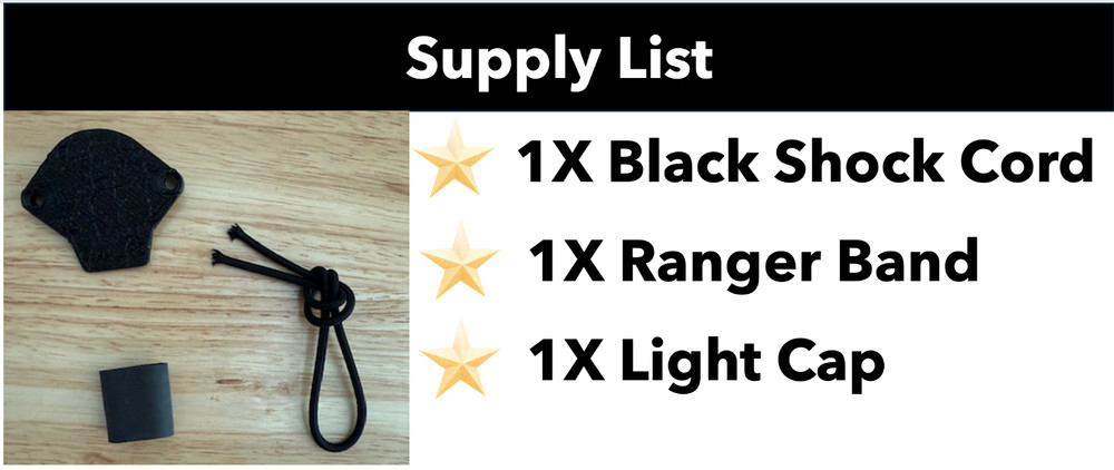 Light Cap Cover for Flashlights/ Weapon Light Size M