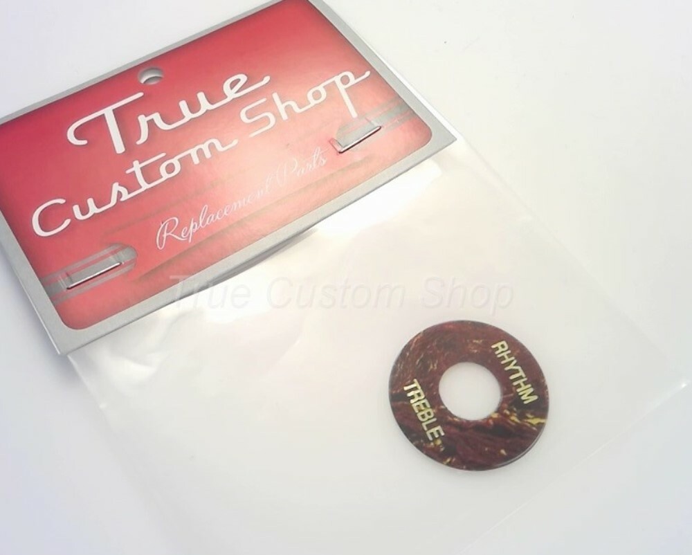 True Custom Shop® Tortoise Rhythm Treble Toggle Switch Ring for Gibson Les Paul