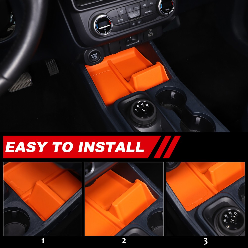 TPE Console Storage Panel Cushion Tray Replacement Part For Ford Maverick 2022+