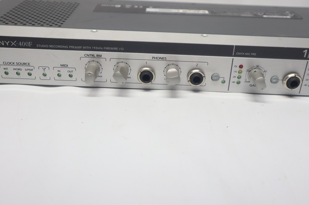Mackie Onyx 400F Firewire Audio Computer Recording Mic Preamp Interface
