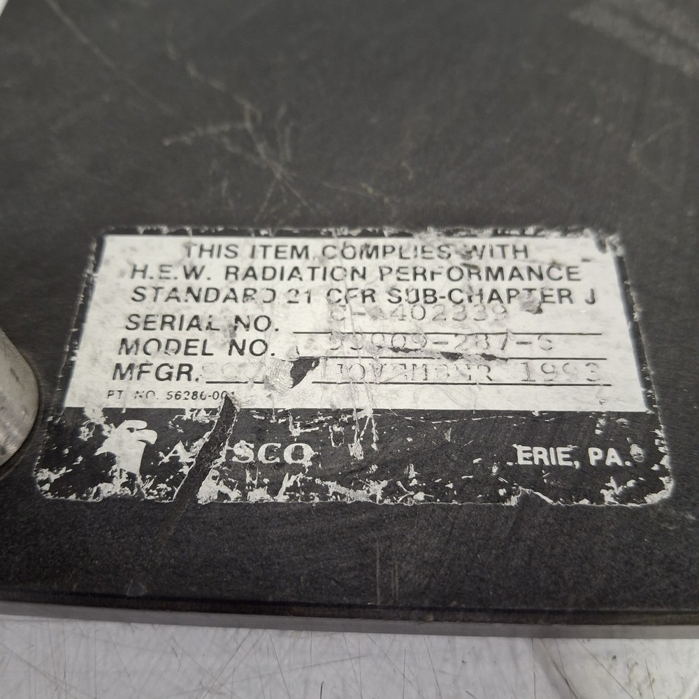 Steris 93909 X-Ray Tabletop Board