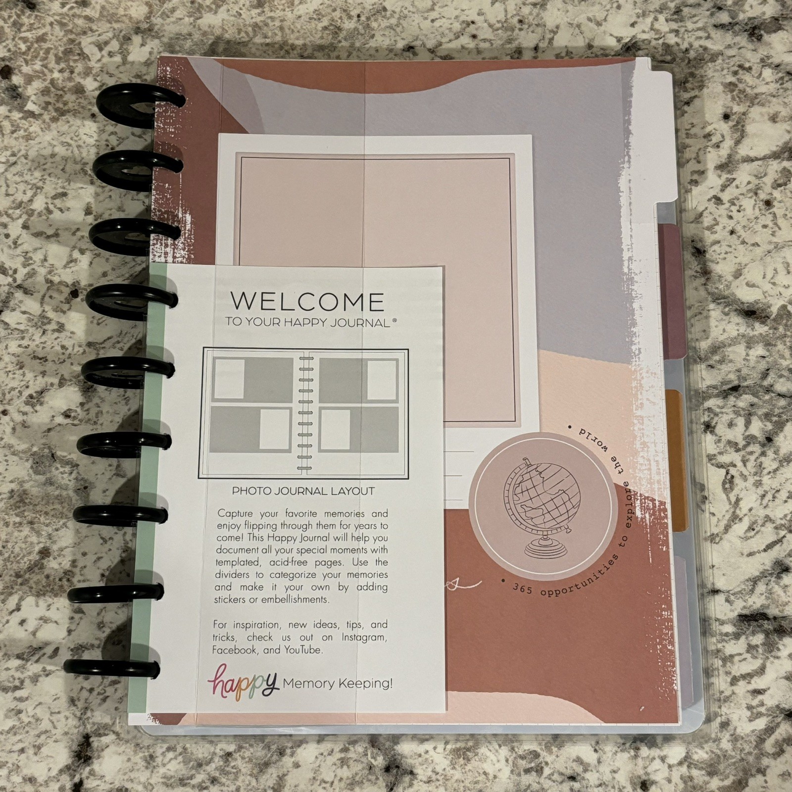 NEW Happy Planner Happy Adventures - Be Happy Box 🧳