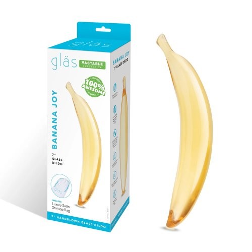 Glas Banana Joy 7 Glass Dildo