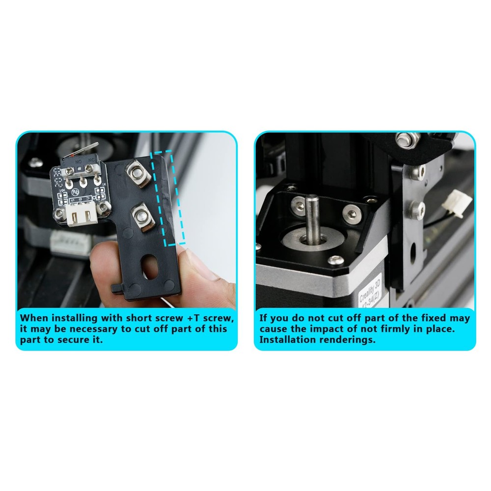 Upgrade Metal Ender 3 Z Axis Stepper Motor Fixed Mount Installation Bracket...