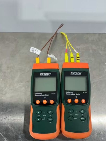EXTECH SDL200 Thermocouple Thermometer,4 Input 13X127