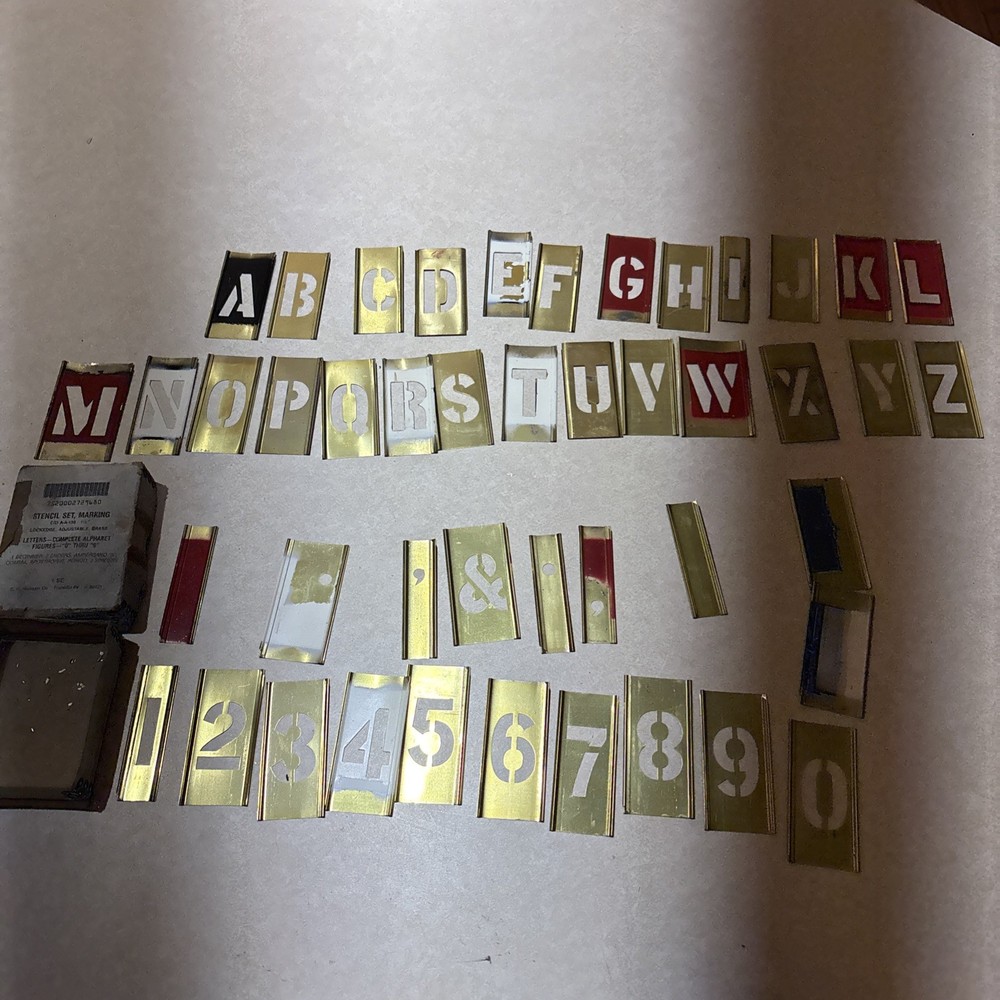 Ch Hanson 3” Stencil Set Read