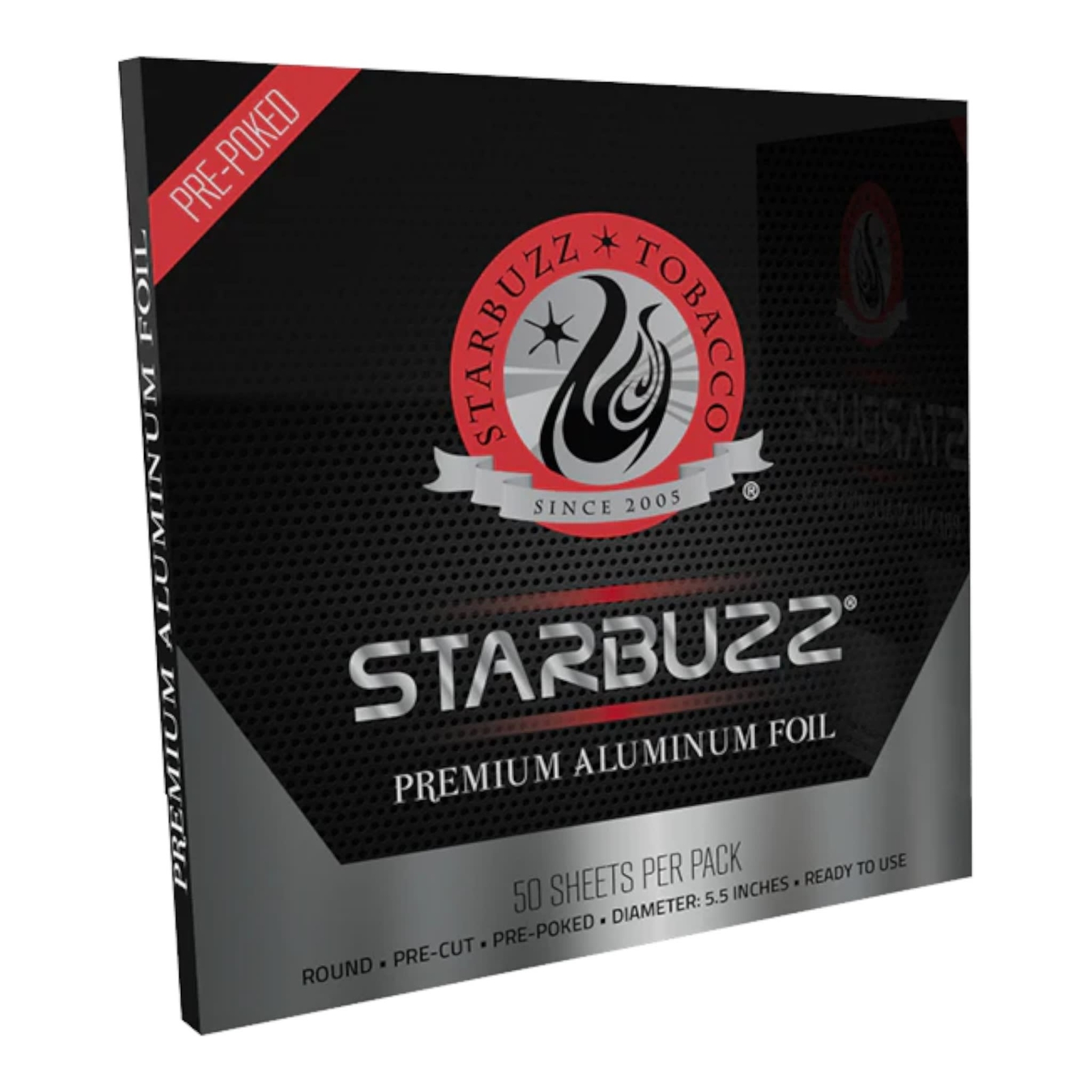 Starbuzz | Hookah Aluminum Foil | 50 Sheets Pre-Poked