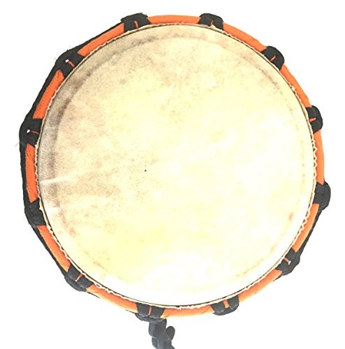 Djembe Drum – African Bongo Congo Style Drum – 12" High Solid 12" High Painted