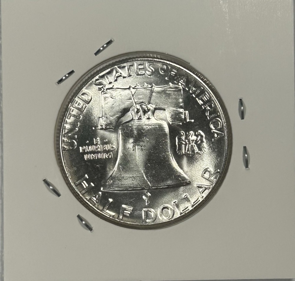 1957 Franklin Half Dollar Coin Uncirculated