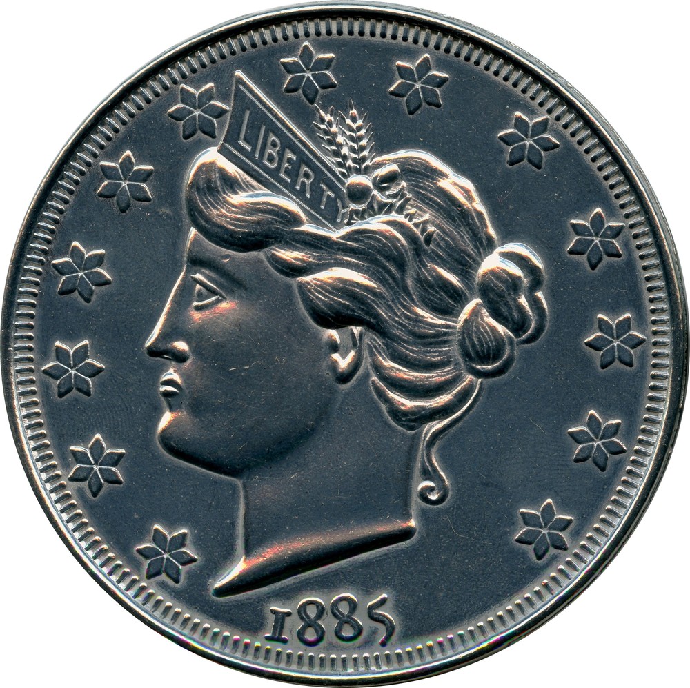 Giant 1885 Liberty Nickel