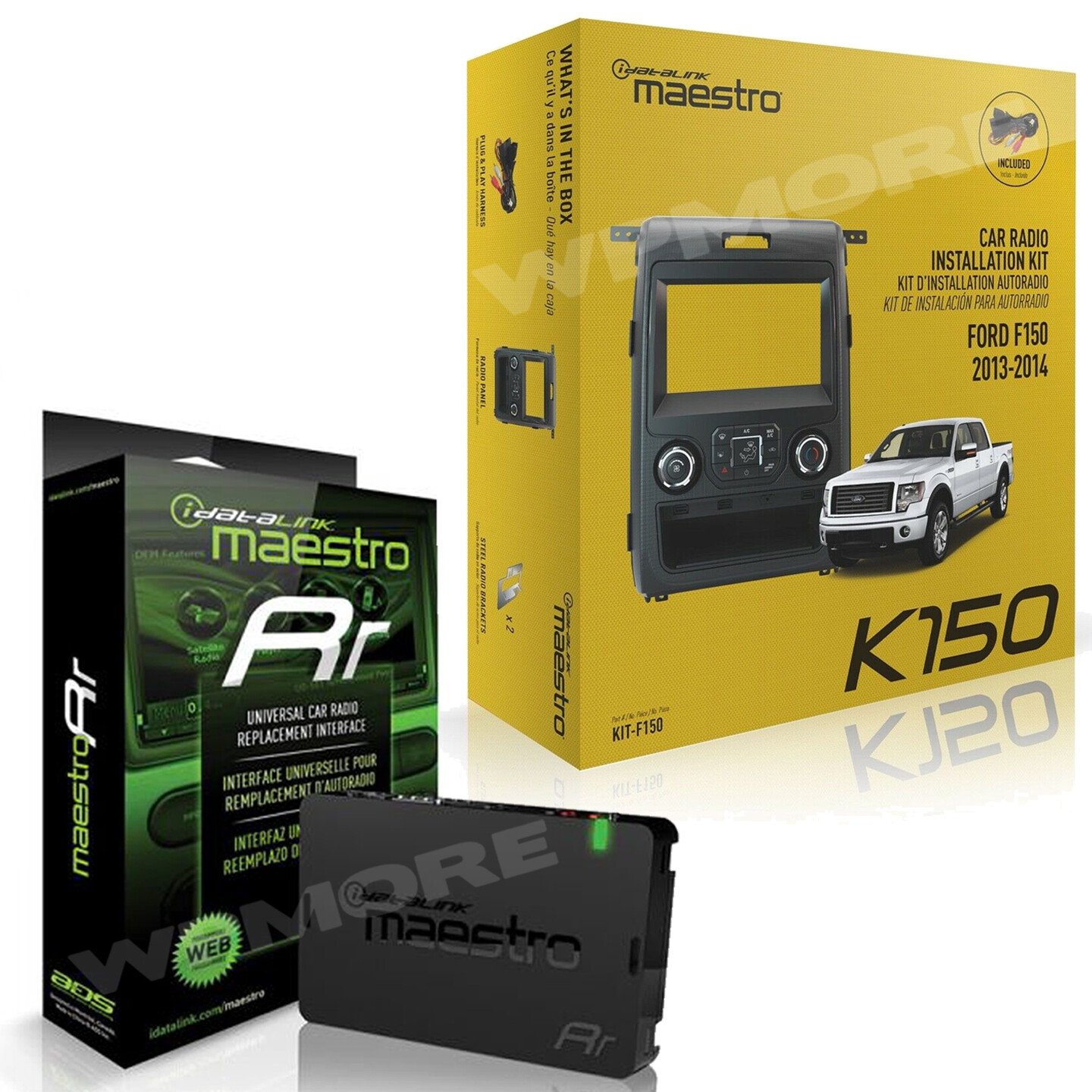 iDatalink Maestro Dash KIT F150 for Ford F150 2013 2014  w.4.3" screen + ADS MRR