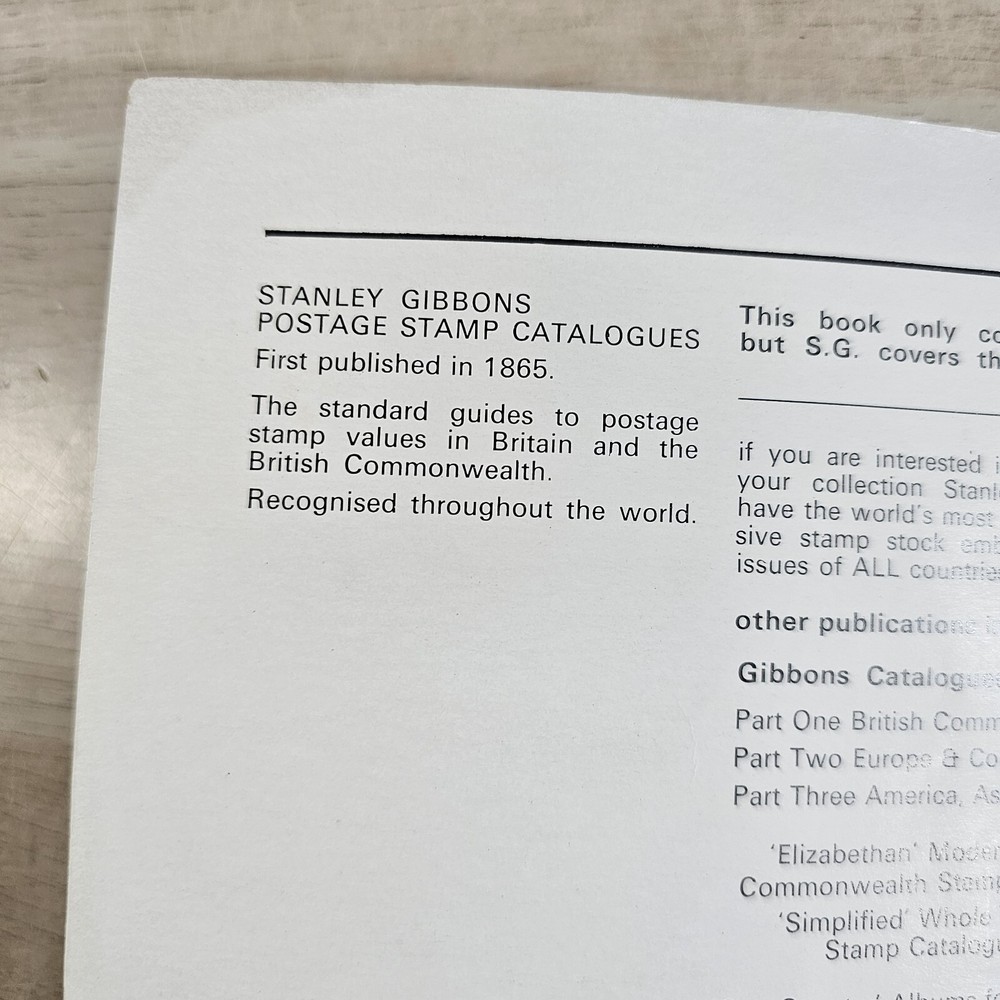 Collect British Stamps - A Stanley Gibbons Check List - Second Edition 1968