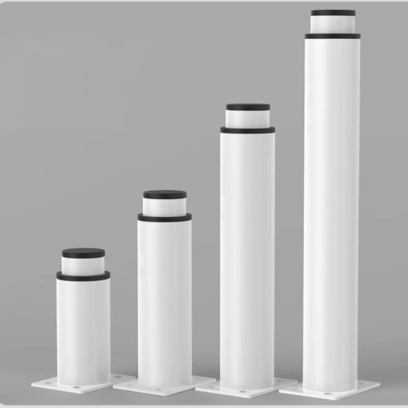 Adjustable Height Bed Frame Support Legs 80mm-120mm, White 1Pcs