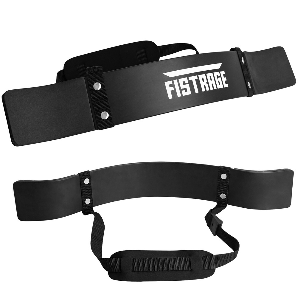 FISTRAGE Arm Blaster Biceps Curl Support for Bodybuilding with Adjustable Strap