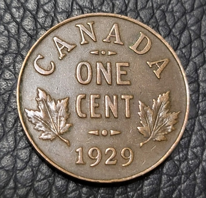 1929 Canada 1 Cent Coin