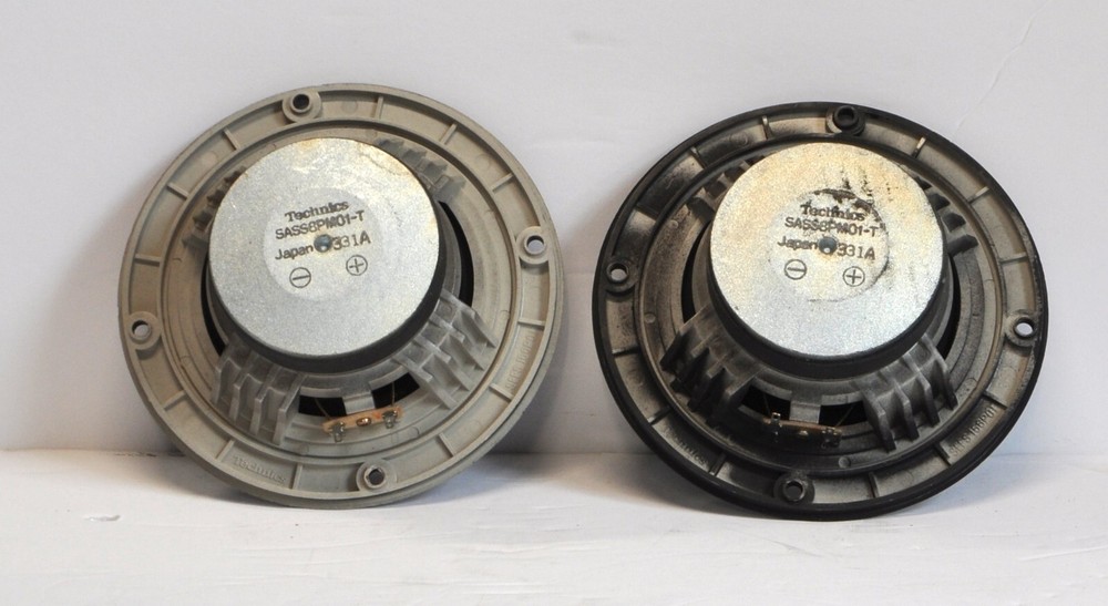 Pair Of Flat Cone Mid Ranges Removed From A Technics 1500 System