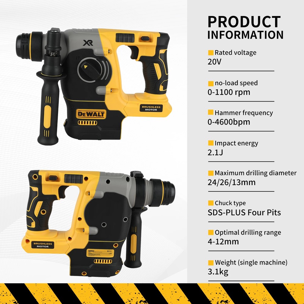 DEWALT DCH273 Rotary Percussion Drill Hammer 18V/20V MAX
