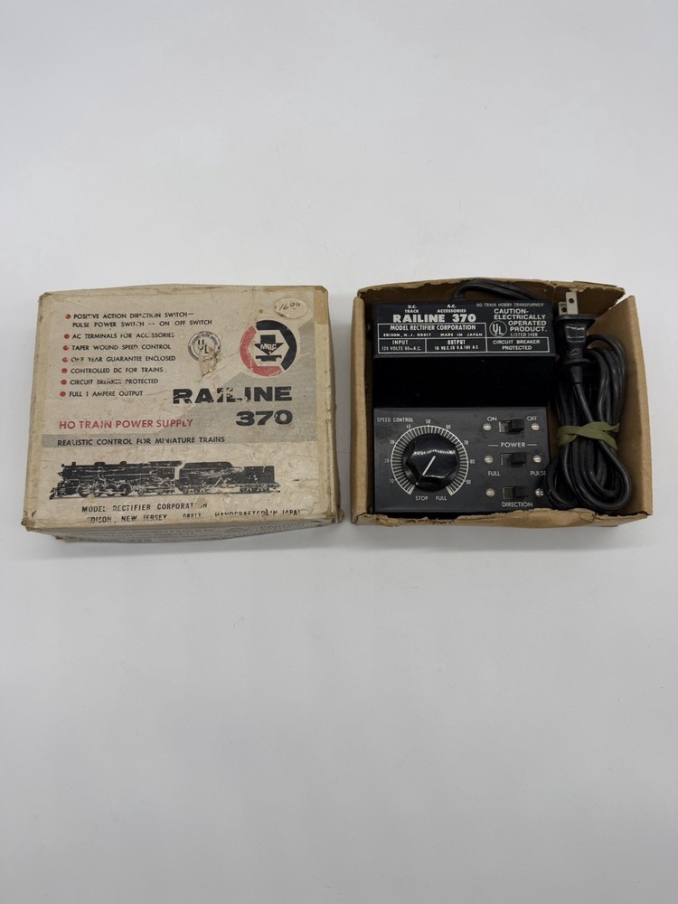 MRC Railine 370 Model Train Transformer Control (untested)