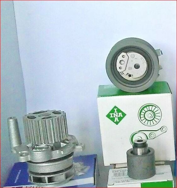 INA DISTRIBUTION KIT + WATER PUMP + BELT SERV FOR AUDI-A4(8ED,B7)-1.9 TDI BRB