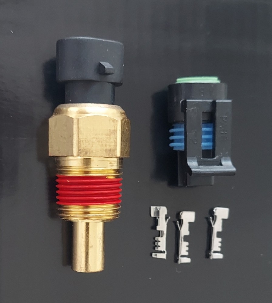 GM COOLANT TEMP SENSOR 3/8 NPT / & Plug Connector /  HalTech FuelTech MaxxEcu