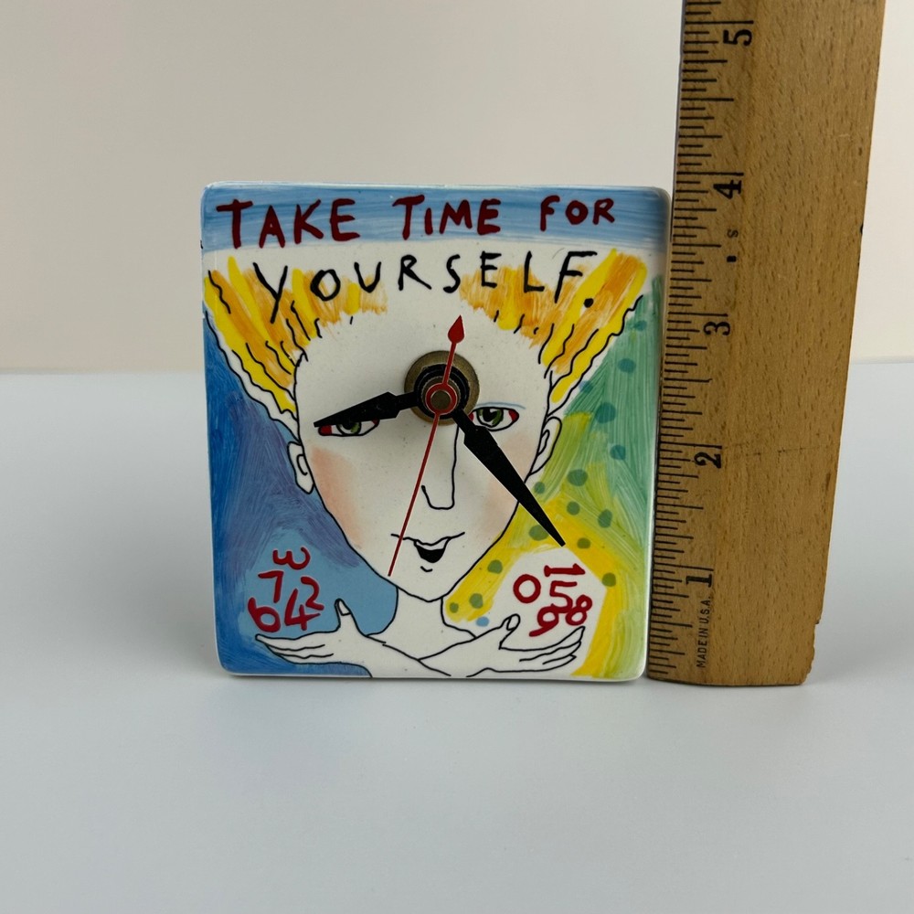 F. Babb Take Time for Yourself Desk Clock