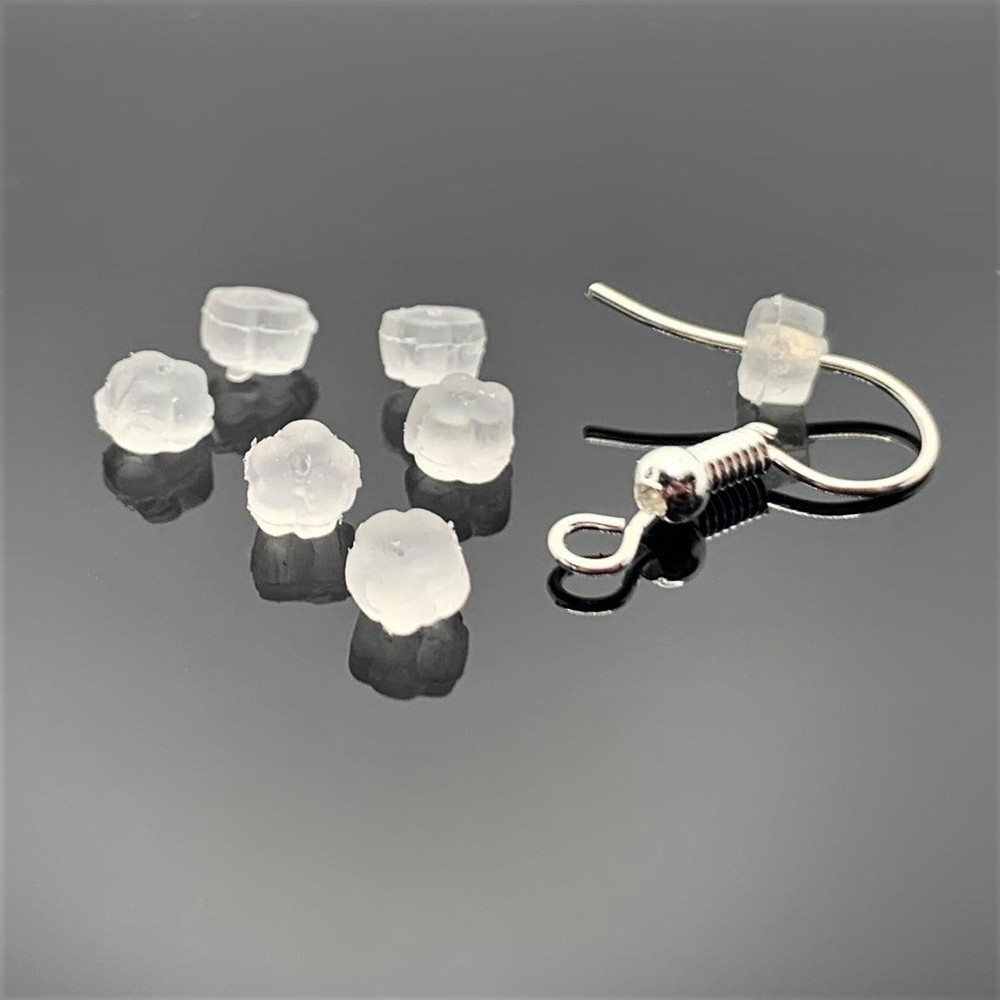 Flower Earring Stopper Backs, 4x4mm - US Selle