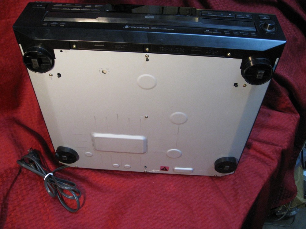 Sony CDP-CE335 5-Disc CD Carousel Changer Player TESTED Working NO REMOTE