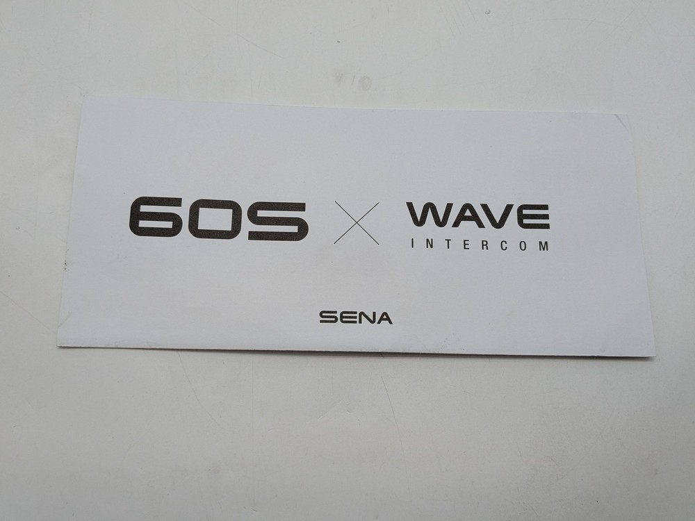 Sena 60S Motorcycle Mesh Bluetooth Communication System Headset Single (60S-01)