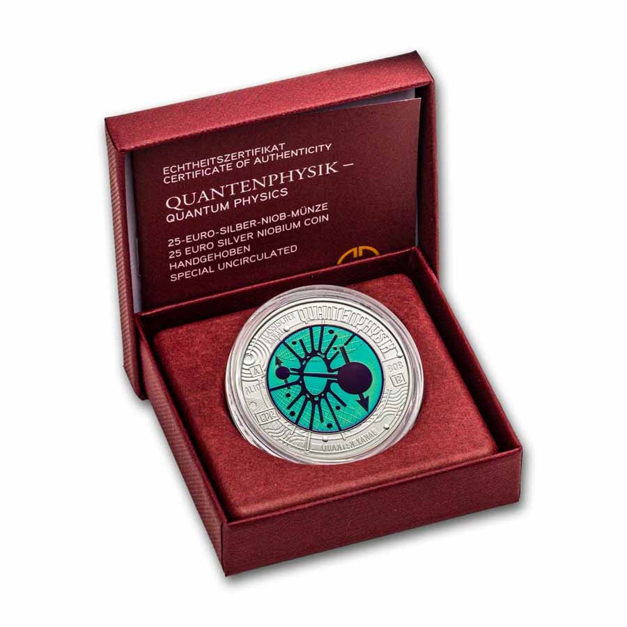 2026 Austria Silver/Niobium Quantum Physics €25 BU