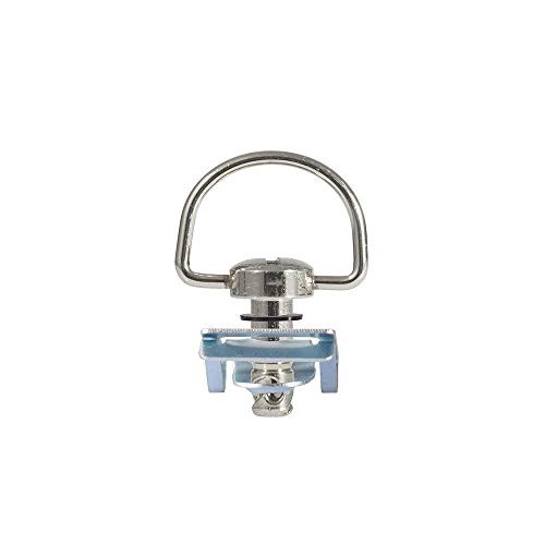 Quick Release D-Ring Race Fasteners Chrome Silver (10 Pack) 17mm Sliver
