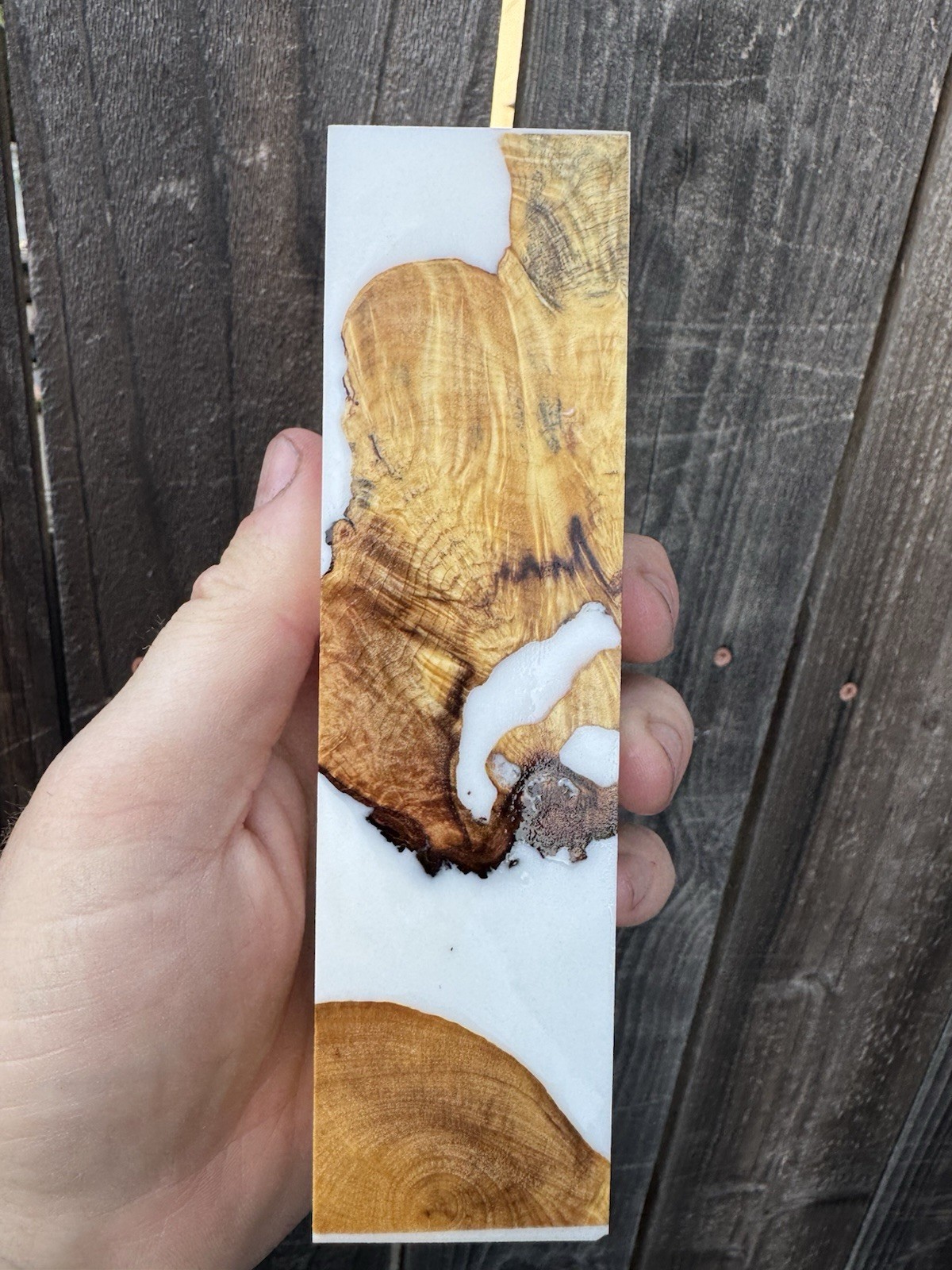 Stabilized Buckeye Burl Hybrid Resin, Duck Call, Knife Scales, Pen Blanks