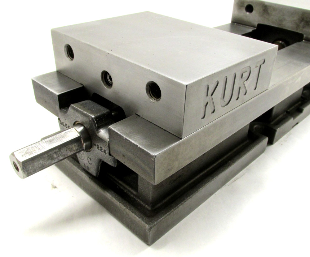 KURT 6" AIR VERSALOCK PRECISION CNC MACHINE VISE w/ HANDLE - #3600A