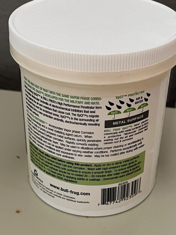 Bullfrog Rust Restorer 16oz.