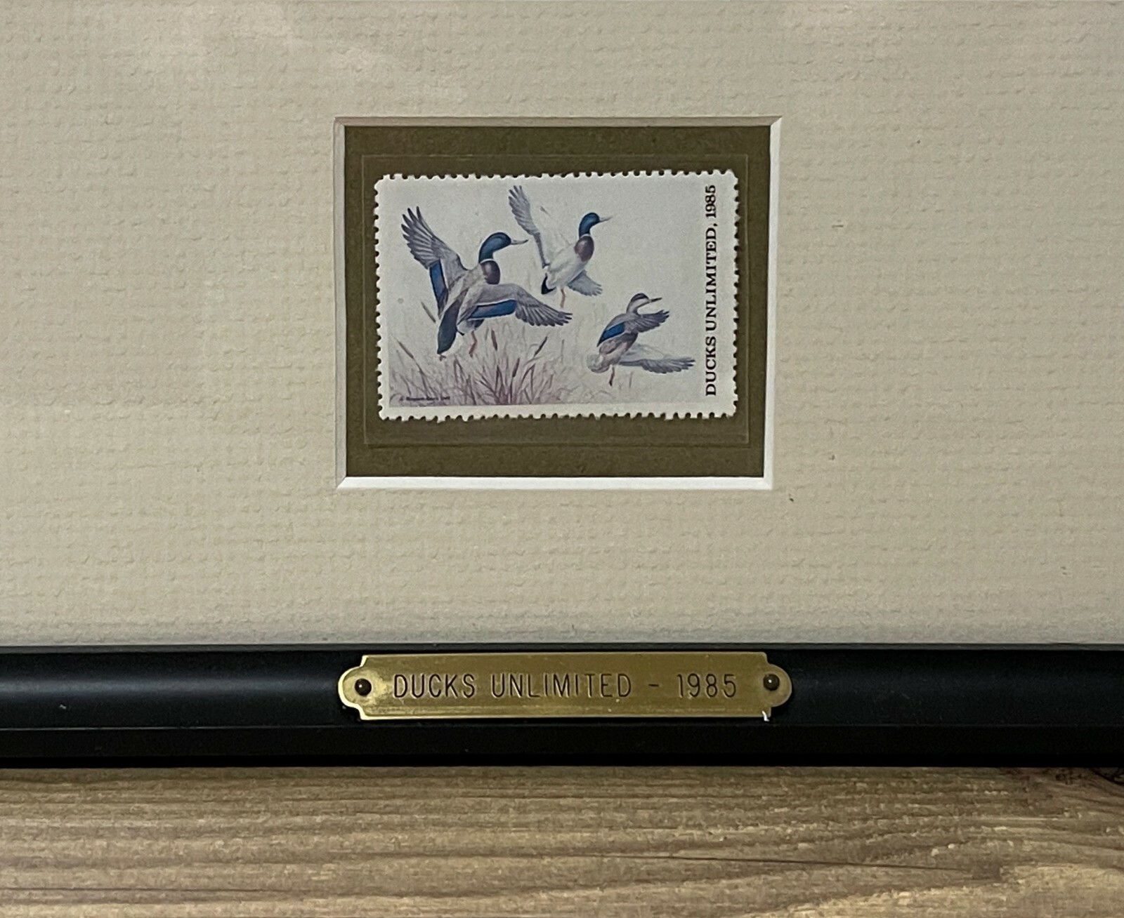 1985 Ducks Unlimited Duck Wildlife Conservation Print **MAYNARD REECE**