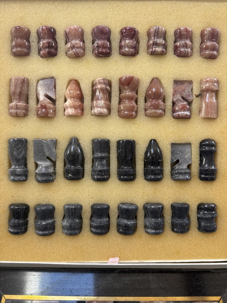 Vintage Marble Chess Set