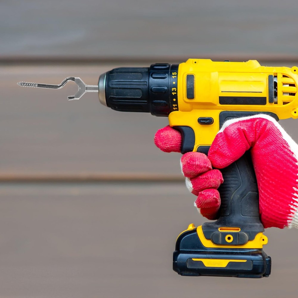 3pcs Y Shape Cup Hook Installer and Remover, Wing Nut Driver Bit, Mug Hooks, ...