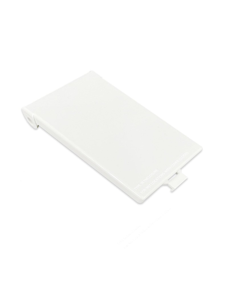 Electrical Box Replacement Cover, DBVC-1 Extra 1-Gang (Vertical)-1Pack, White
