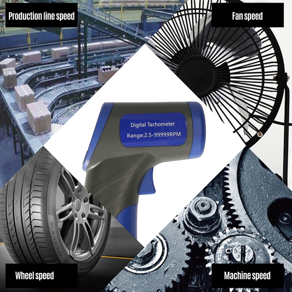 Digital Tachometer Tachometer Handheld RPM Meter Speedmeter U8I5
