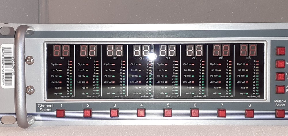 Aphex Model 1788 8-Channel Remote Controlled Microphone Preamplifier