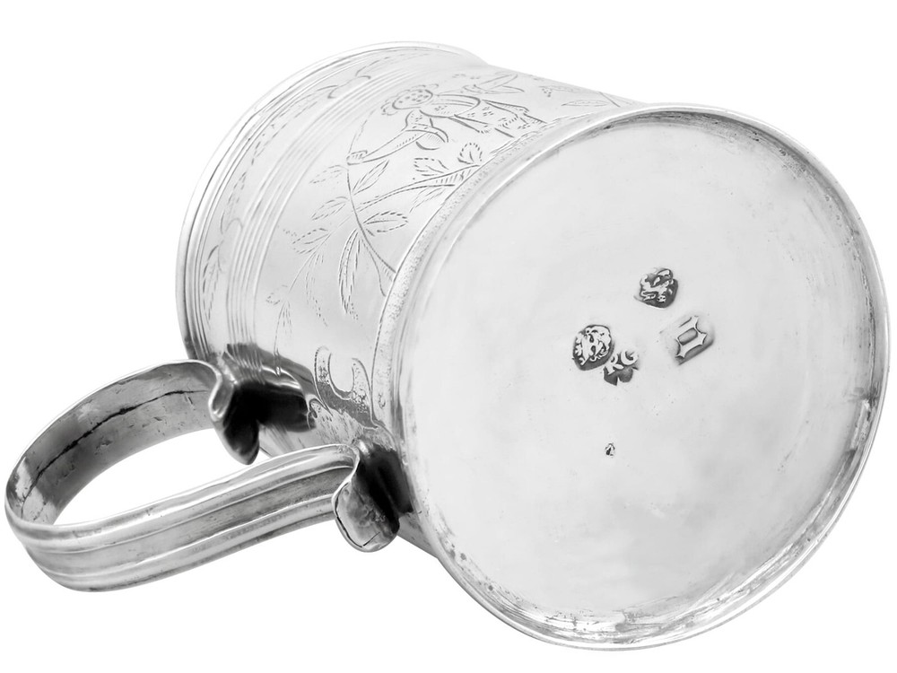 Sterling Silver Mug Antique (1690)