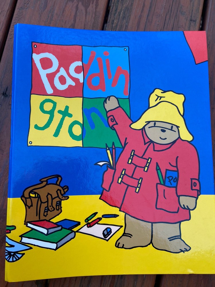 Paddington Bear Folder Binder w/ Lined Paper Vintage 1997