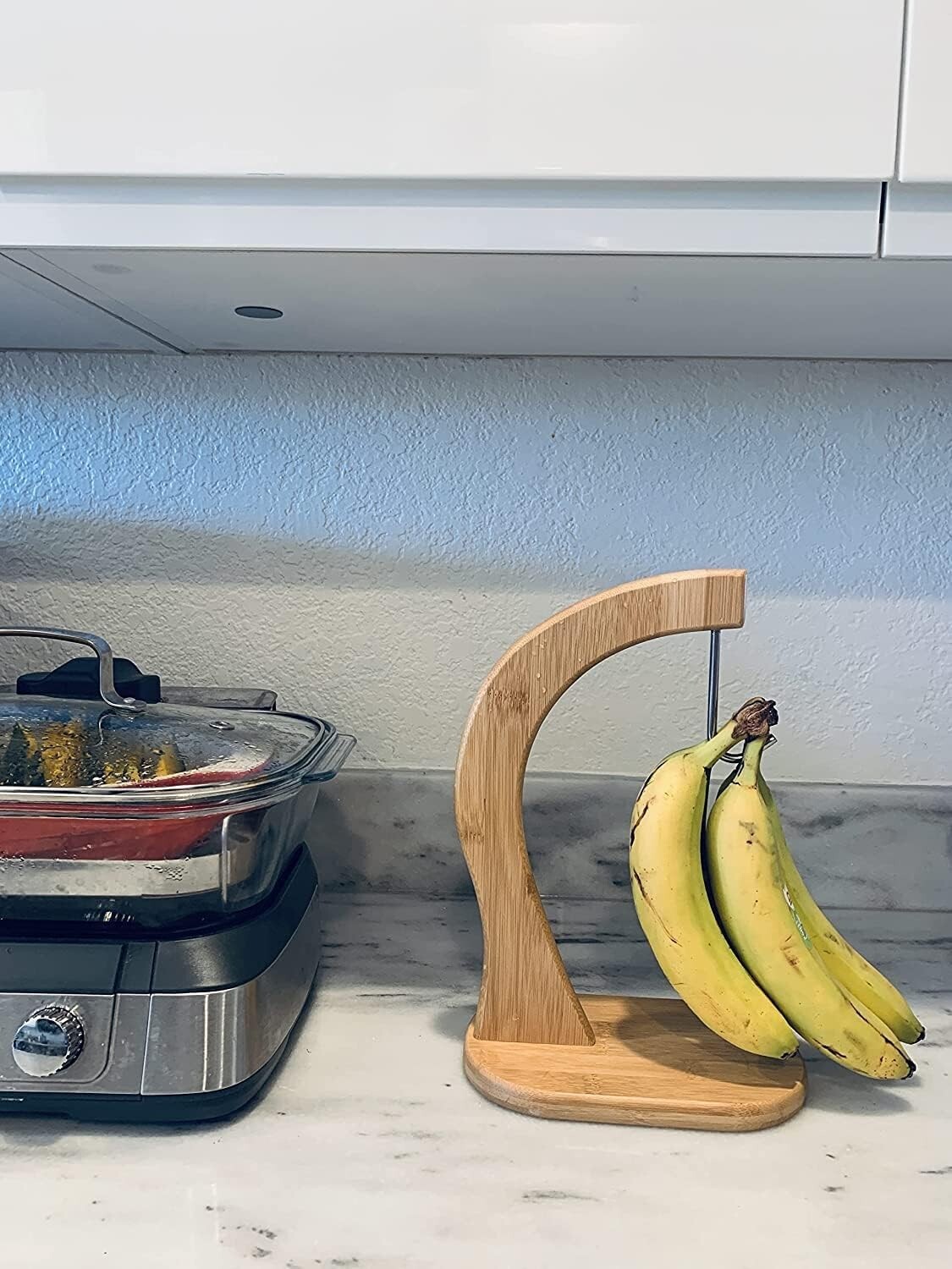 Bamboo Banana Hanger Wood Hook Fruit Holder Grape Holder 4095