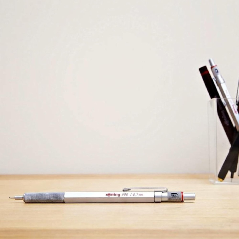 600 Precision Silver Mechanical Pencil 0.7mm